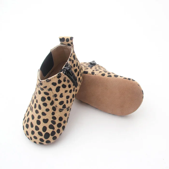 Baby Boy Shoes Toddler Soft Sole Prewalker Leopard Baby Boots