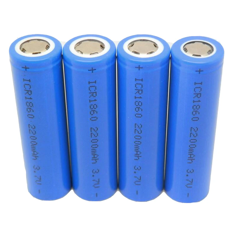 3.7v 2200mAh Pointed End 18650 Lithium Ion Li-ion Battery Cell