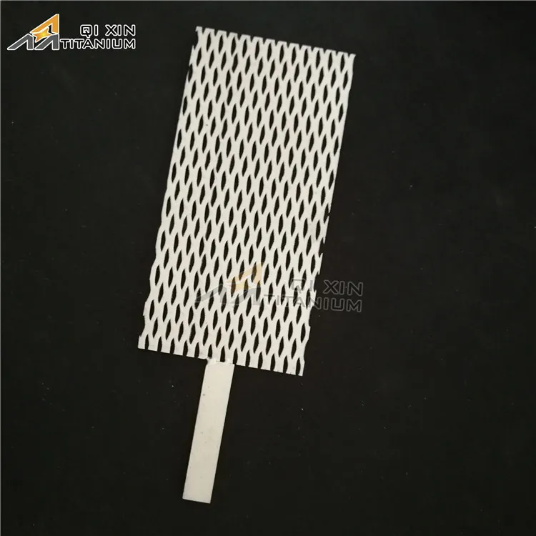 Platinized titanium mesh anode for hydrogenate water machine