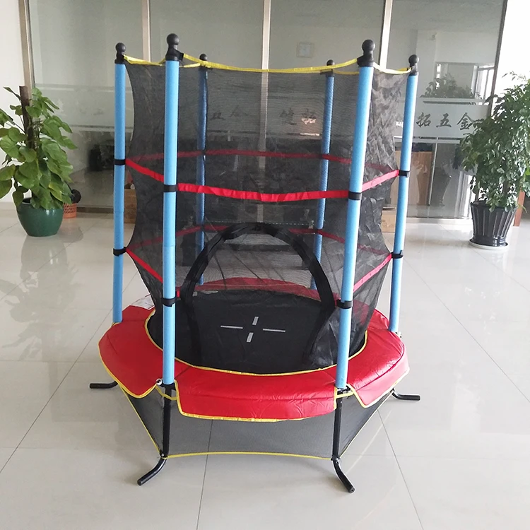 JianTuo Sports, 140 футов, 55 дюймов, комнатный круглый детский мини-батут для прыжков, 55 дюймов, см, батут с защитной сеткой