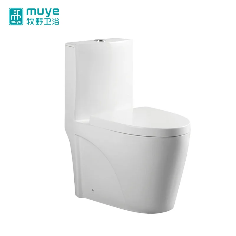 UPC Modern One Piece Design Sanitary Ware Ceramic Dual Flush  White or Black Toilet