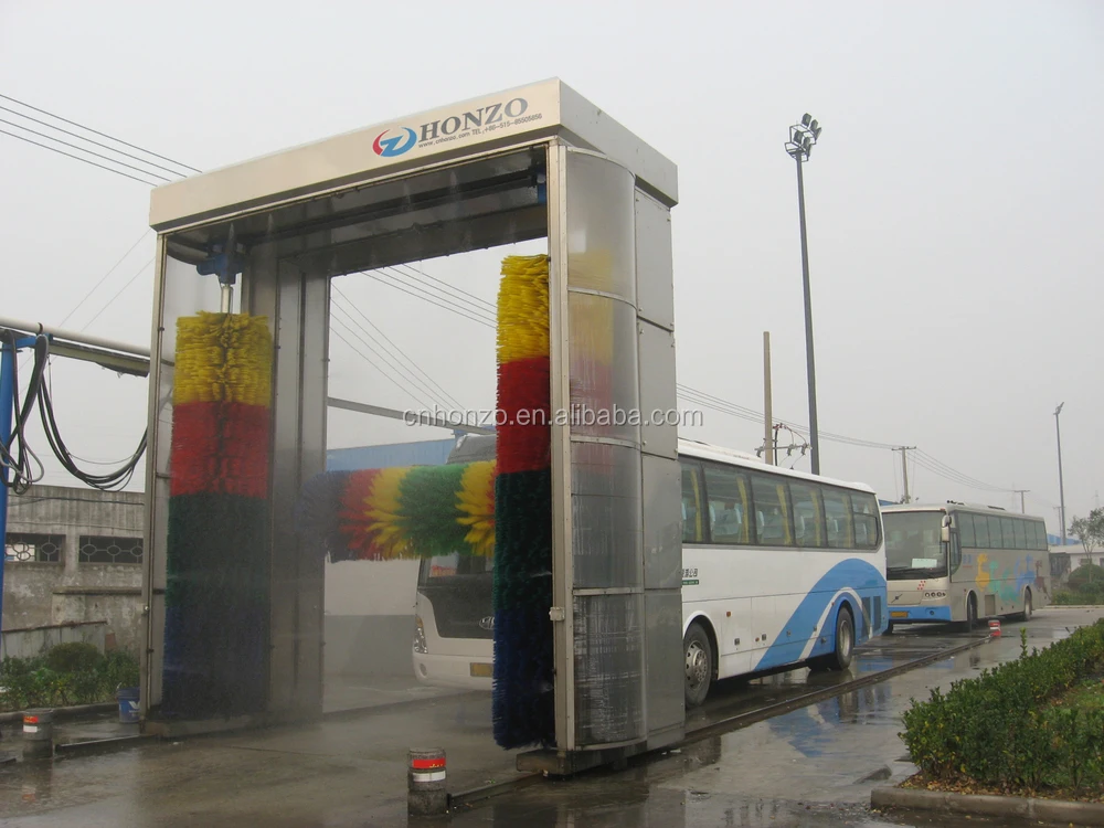 
Lowest price steel material automatic bus washing machine, truck washing machine HZ-B300L 