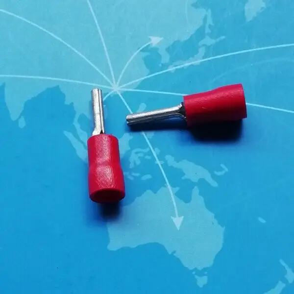 China supply all colors 94v-2 Nylon-insulation twin cord end terminal crewel tube pre-insulation terminal