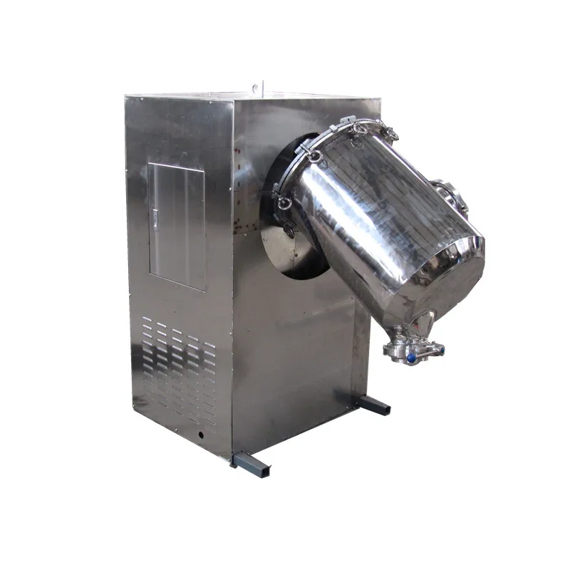 JINHE brand JHN55 stainless steel 304 dry food powder 3D mixer coffee powder mixer