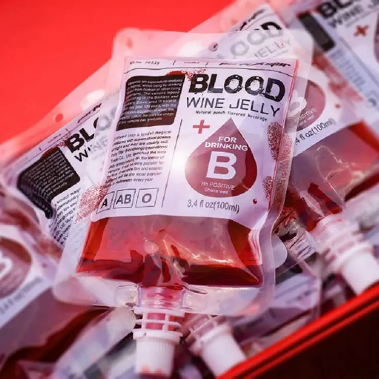 Storage Beverage Bags Concentrated Juice Power Packs Vampire Diaries Blood Energy Drink Bag