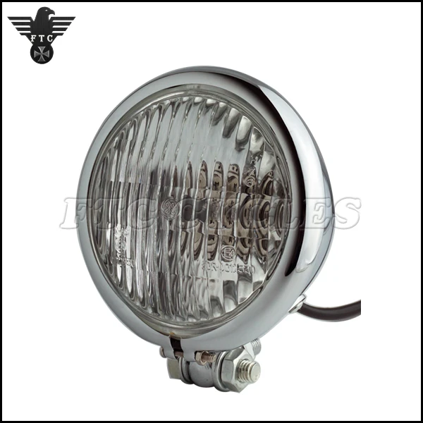 Классическая мотоциклетная фара 4,5 дюйма для Кафе racer, мотоциклетные запчасти