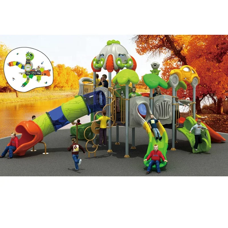 Небольшой слайд площадка детского сада на открытом воздухе TX-075B образования