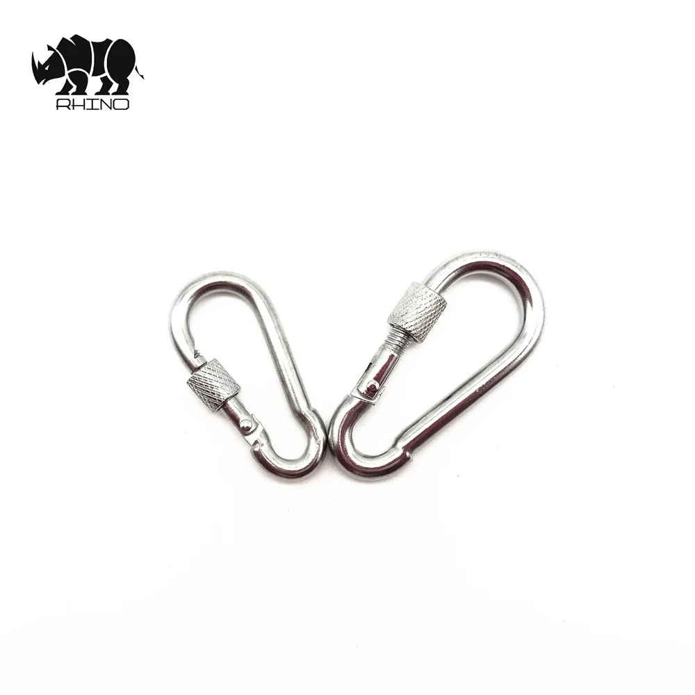 Steel Non Rust Spring Snap Key Chain Clip Hook with Screw Lock Key Ring Hook swivel snap hook