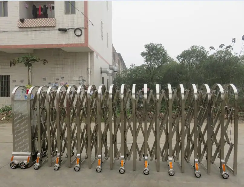 parking traffic barrier accordion barrier gate without motor QG-Z1704