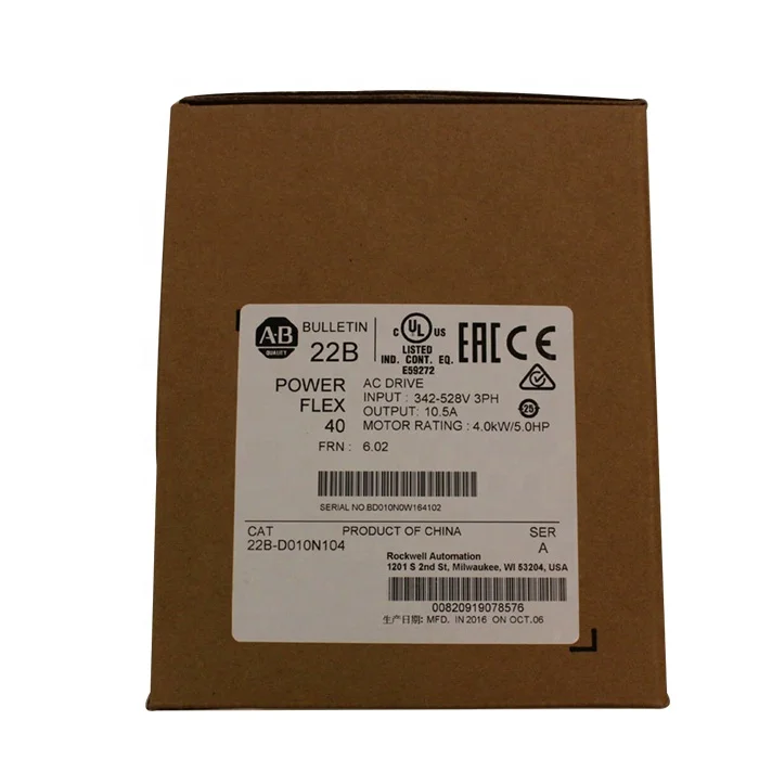 New and original  inverter powerflex40 380v/4kw 22B-D010N104 processor