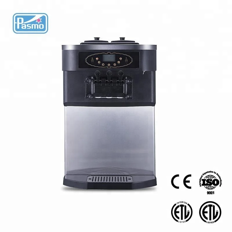 best selling low price rainbow soft serve ice cream machine