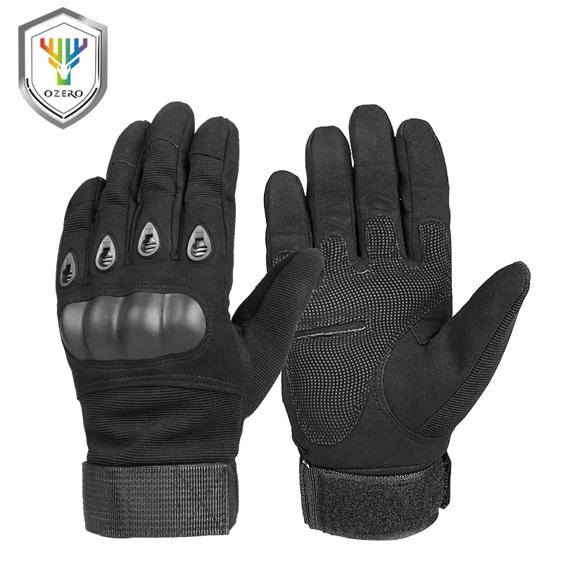 
OZERO WO-9023 Motorcycle mittens Super Fiber Reinforced Leather Motocross Motorbike mittens for Men 