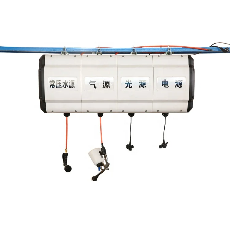 
Wall mounted retractable auto combination hose reel 