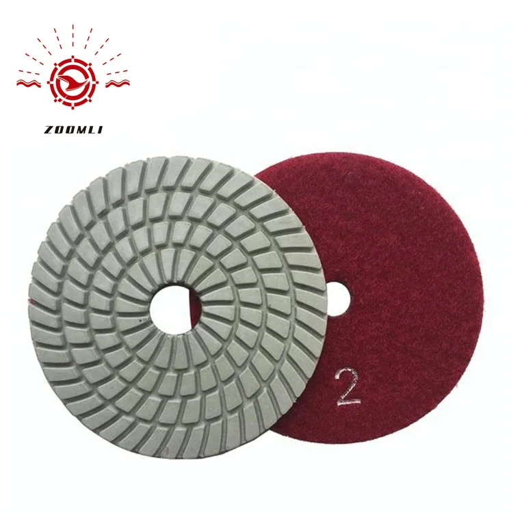 3 Step Wet Diamond Polishing Pad For Grinder Polisher