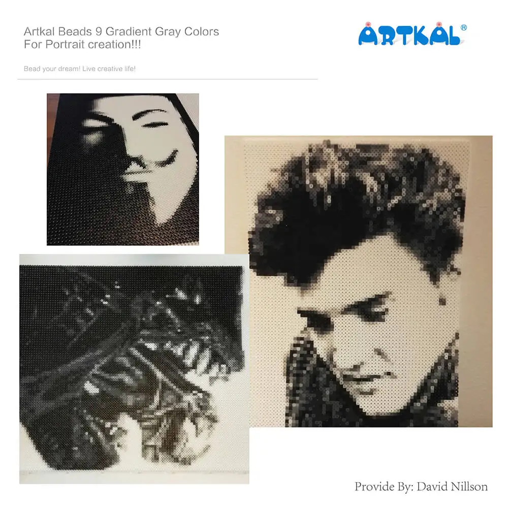 Artkal 15 Colors Iron Beads DIY Toys 5mm Midi Fuse Perler Beads