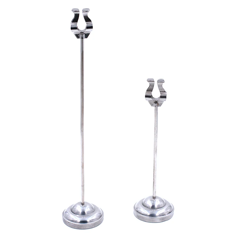 Export Wanted Stainless Steel Metal Table Stand Menu Holder