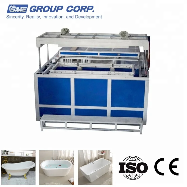 Acrylic ABS PVC thermoforming machine vacuum forming machine for advertising sign/billboard/bathtub making