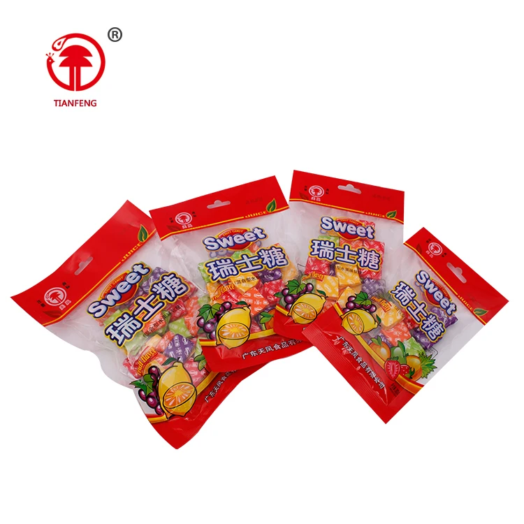 Swiss sugar fruit candy and sweets halal sweet swiss candy sugus sugar for bag packing