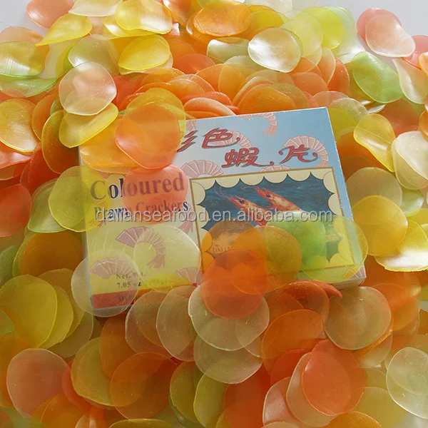 
Colored prawn cracker 