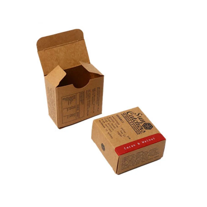 Packaging Brown Kraft Two Tuck End Small Gift Box Custom Kraft Paper Box/Kraft Box