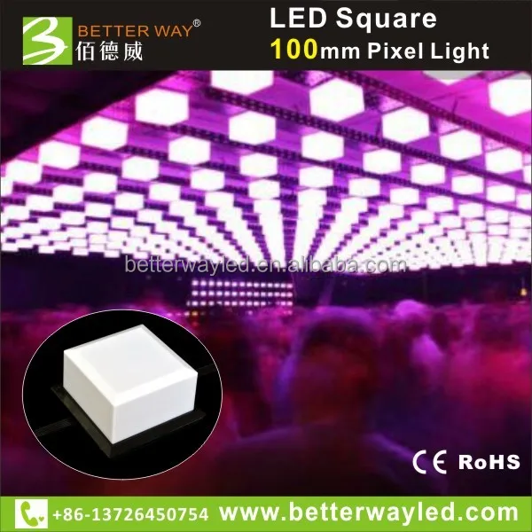 Rgb полный цвет dmx пиксель поле освещения smd 5050 чип gray65536 с Betterway artnet контроллер для продажи