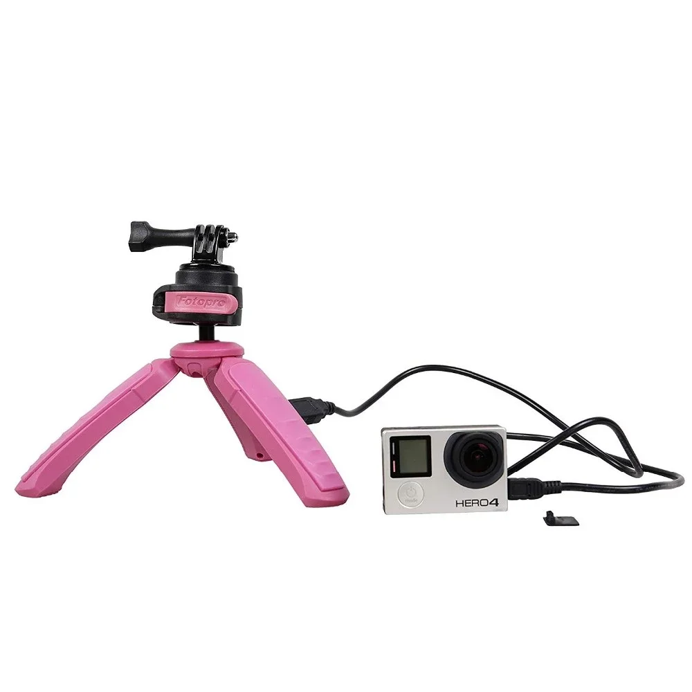 
FOTOPRO mirrorless light mini table compact camera mobile tripod stand with power bank 