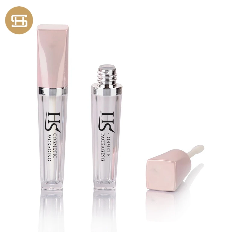 
3ml Unique design fashional empty customized lip gloss tube / lip gloss balm container 