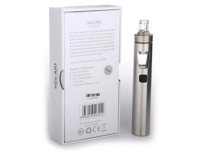 high quality eGo AIO Starter Kit 1500mah Colorful electronic cigarette aio starter kit