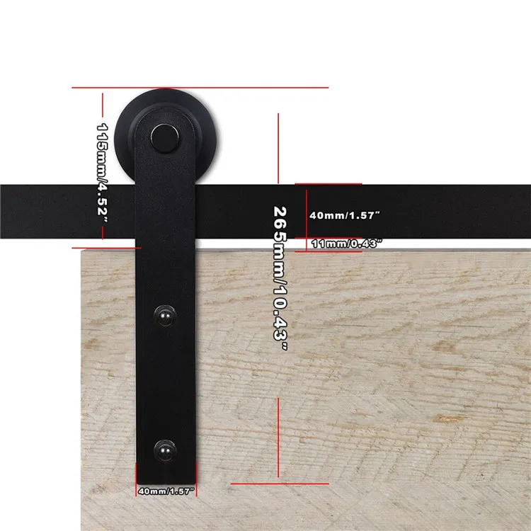 Rustic Style Wooden sliding door for living room