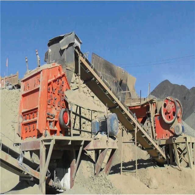 small portable horizontal shaft impact crushing machine, mobile impact crusher for sale