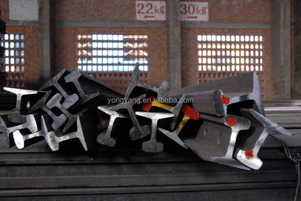steel rail of 24kg/m, Q235, 55Q