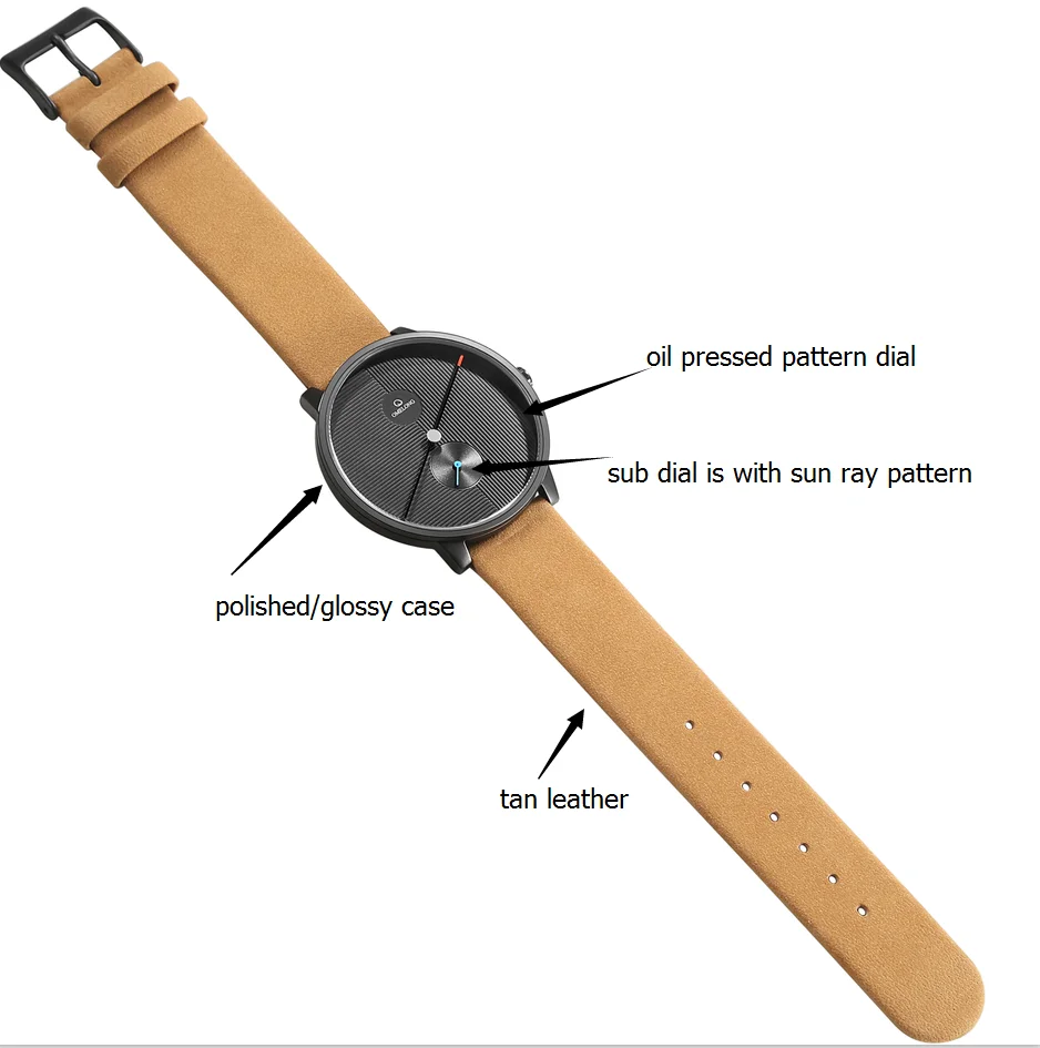 Fashion Brand Professional Ultrathin Quartz Wristwatch 2018 Style Crocodile Buckle Watch Band Ronda Movement