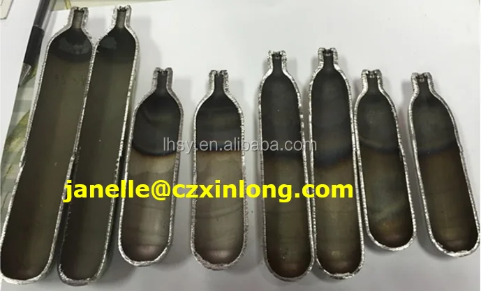 EN 12402-7 certified 33g co2 cylinder / cartridge