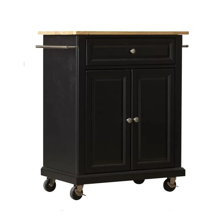 Шкаф из натурального дерева, Кухонная Тележка на колесиках с хранилищем