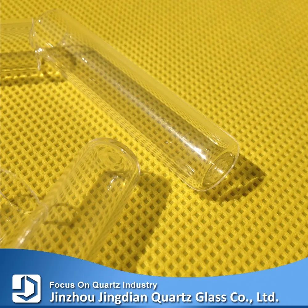 JD heat resistant crystal quartz glass smoke pipe