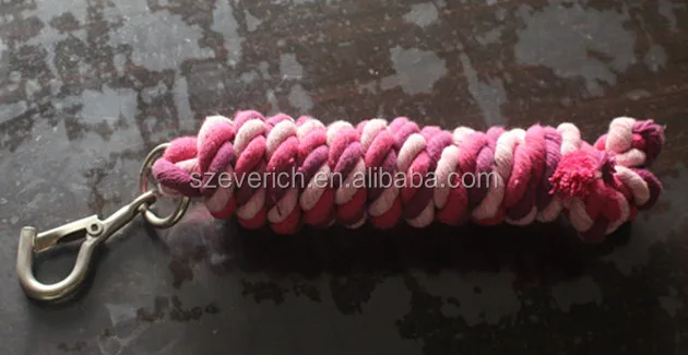 Lead Rope for Horse, Rose three tone color horse lead rope