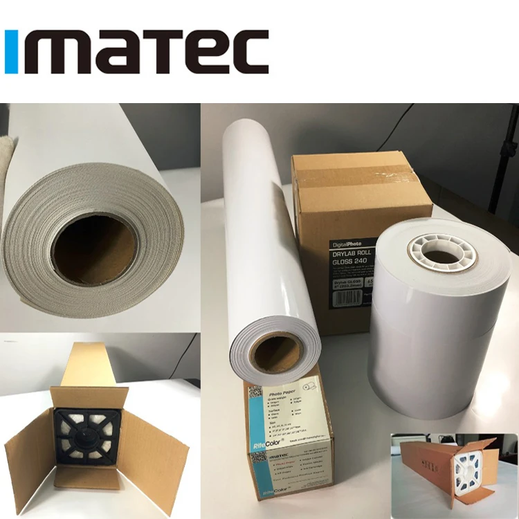 Professional digital RC inkjet glossy luster microporous photo paper