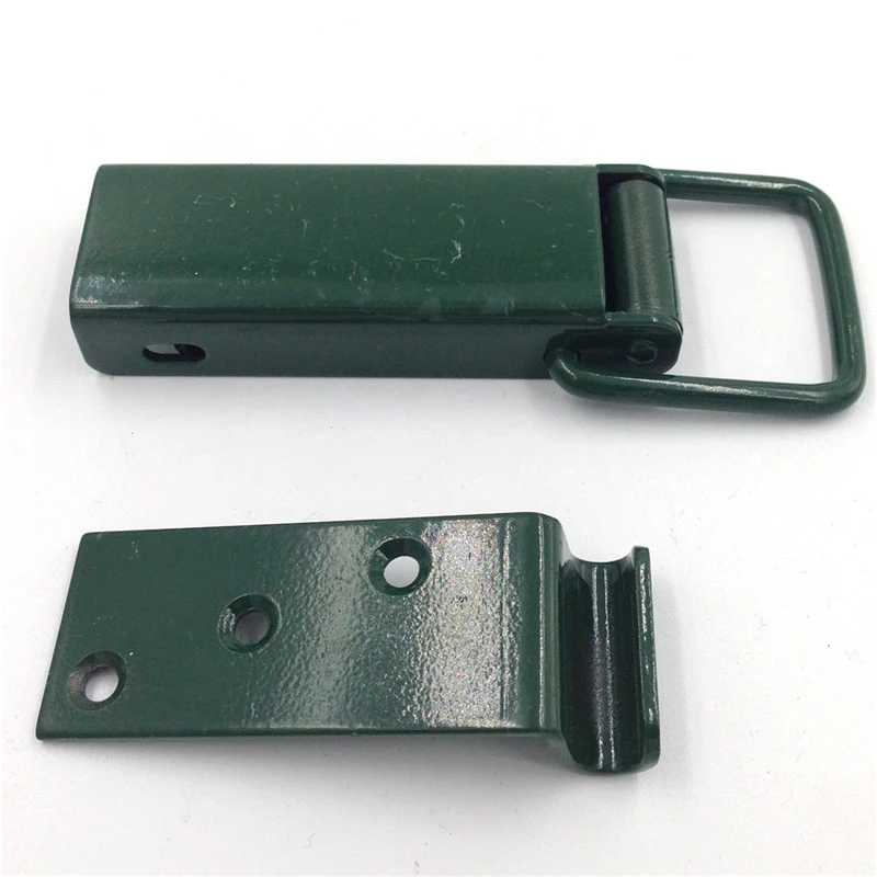 Custom small mini metal stainless steel quick release adjustable tool wooden box toggle draw latch