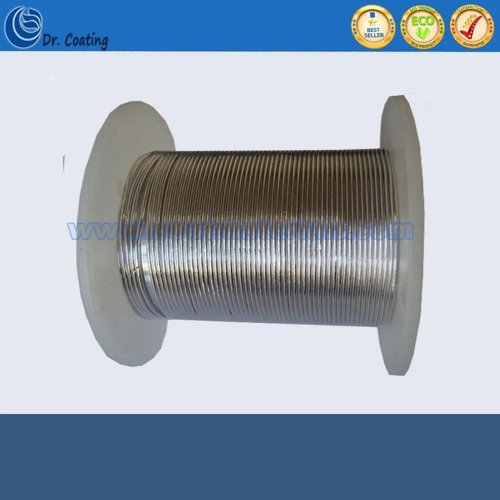 high purity 99.995% In metal wire/Indium wire for vacuum metalizing use