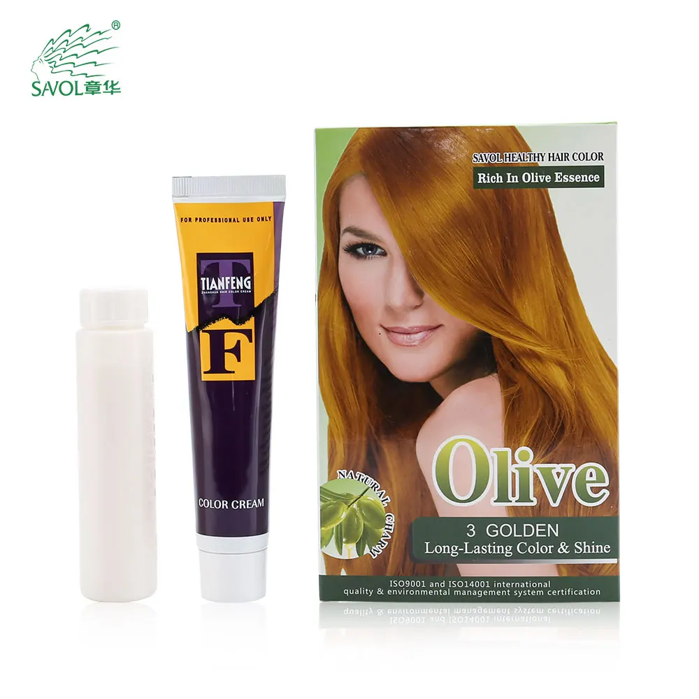 Rich olive essence natural hair charm 60ml*2 health hair color for women