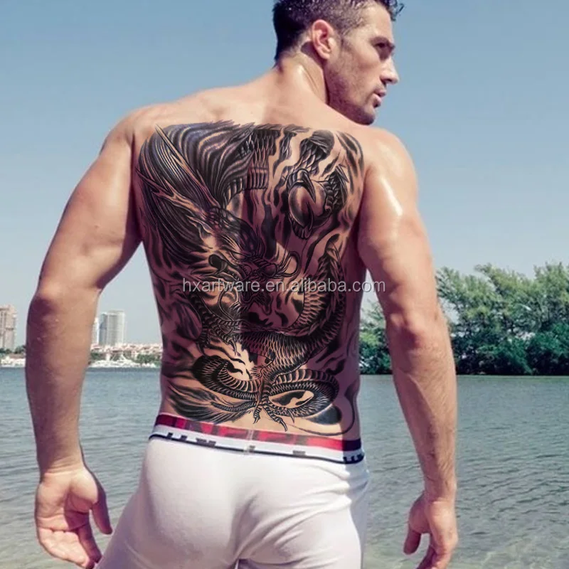 amazone hotsell full back temporary tattoo