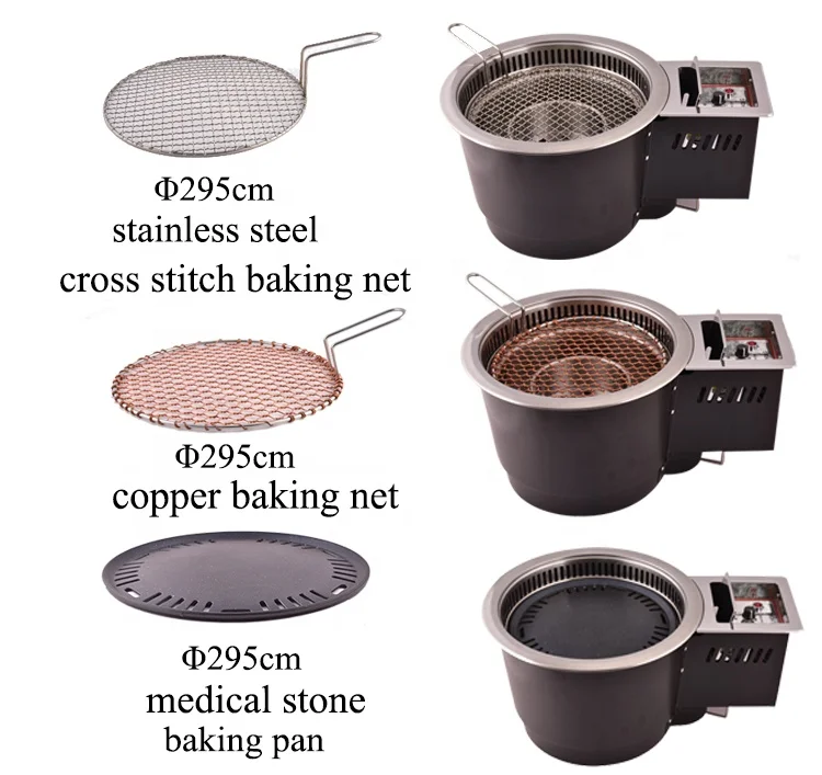 Tabletop Charcoal Indoor barbecue grill Korean bbq