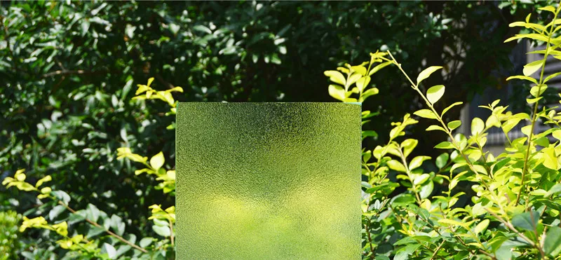 3mm-6mm clear flora figured nashiji pattern glass