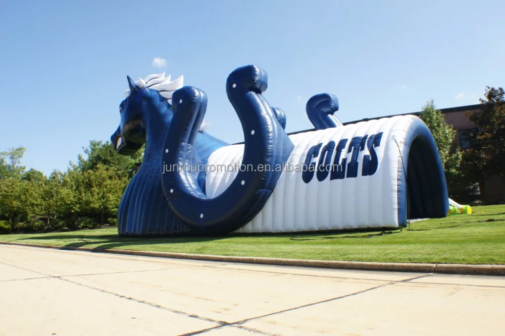Can be customized inflatable mascot tunnel, giant inflatable football tunnel, inflatable tunnel TL-24