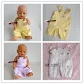 2016 leisure straps clothes Wear fit 43cm Baby Born zapf for American Girl Children best Birthday