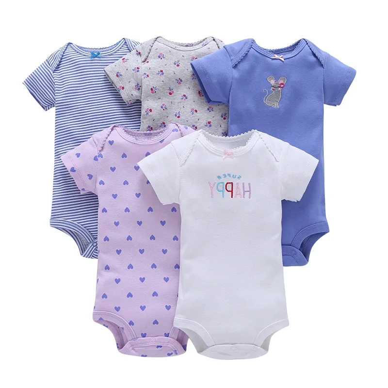 Hot Selling neutral cheap price Animal Printed baby romper 66001