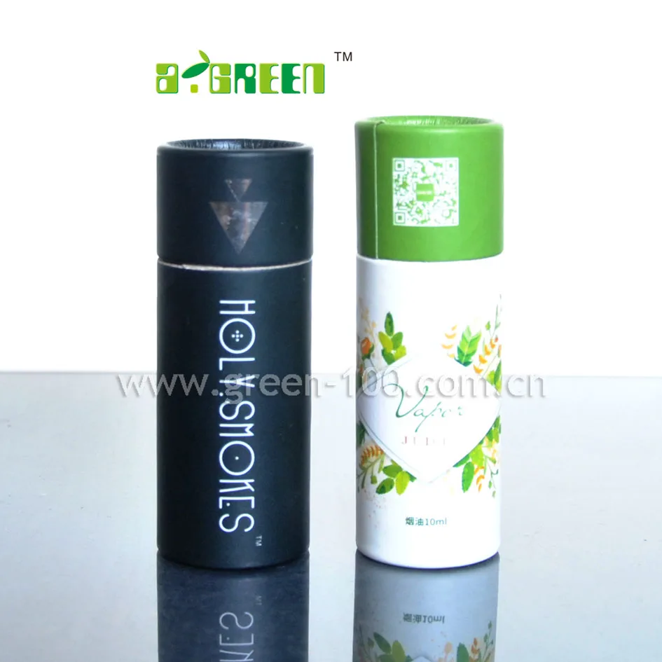 100% biodegradable packaging cardboard push up deodorant white black brown kraft lip balm paper tube