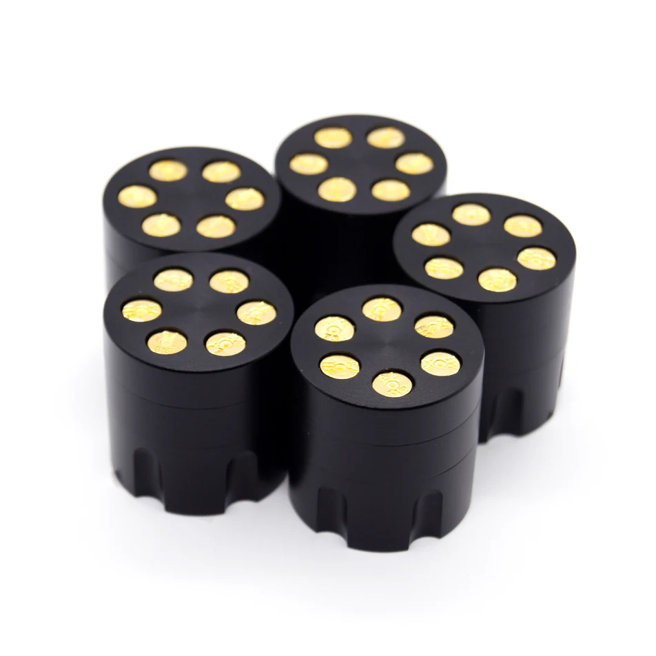 GZ310093B Mini bullet 30mm 40mm 50mm rainbow Metal cigarette Zinc Alloy Tobacco herb Grinder