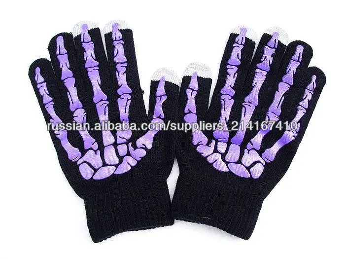 Capacitive Mobile Phone Handheld Winter Turn Acrylic Touch Gloves