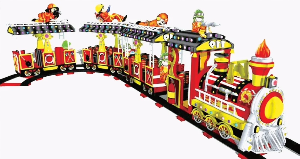 Wholesale Custom Design Amusement Park Kids Rides Toys Track Electric Train For Sale